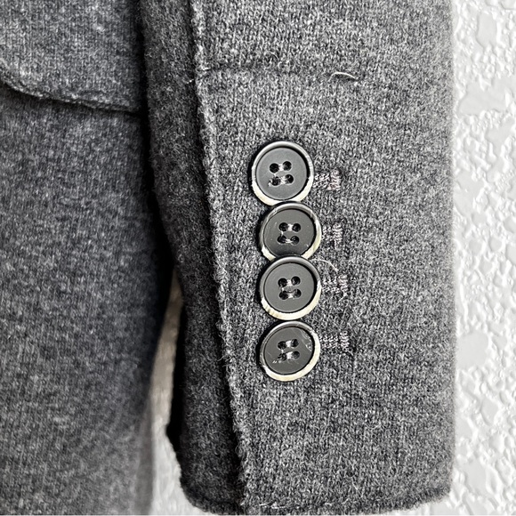 Barena Venezia Wool Coat EU 50 (US Large) – Made in Italy – Charcoal Topcoat - Picture 4 of 10